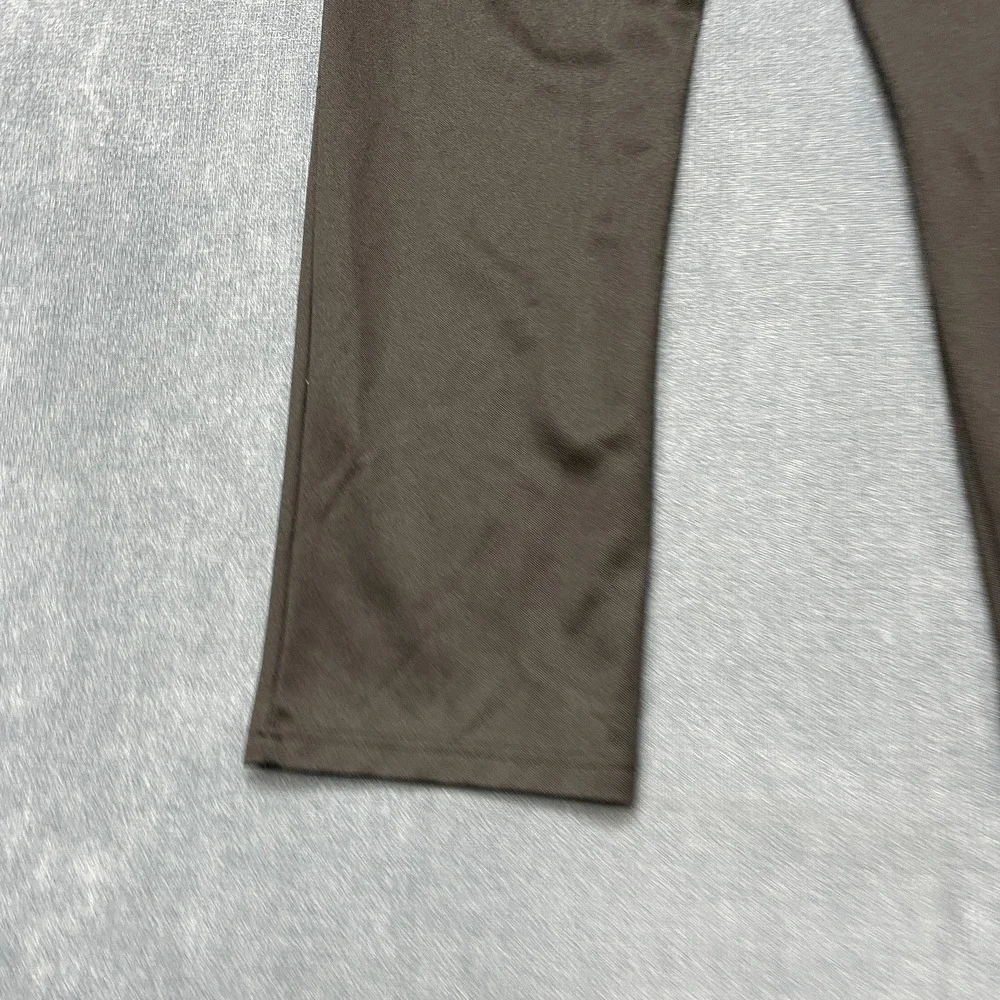 Adidas Climalite Baseball Pants Mens Small Black Flat Front Straight Leg Sports